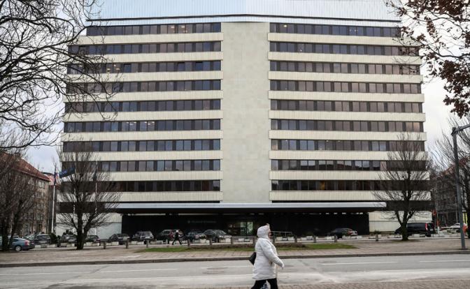 На фото: здание МИД Эстонии