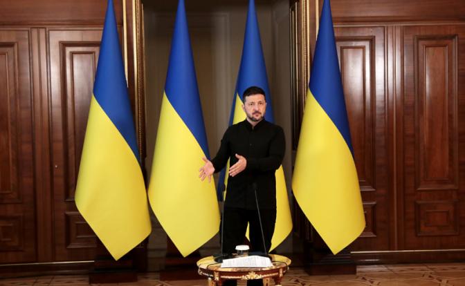 На фото: президент Украины Владимир Зеленский