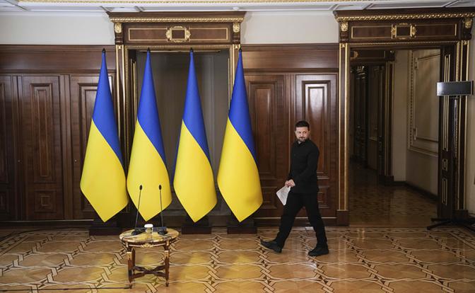 На фото: президент Украины Владимир Зеленский
