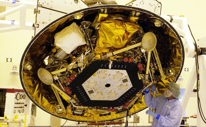 На фото: марсианский посадочный модуль NASA Phoenix (Архивное фото)