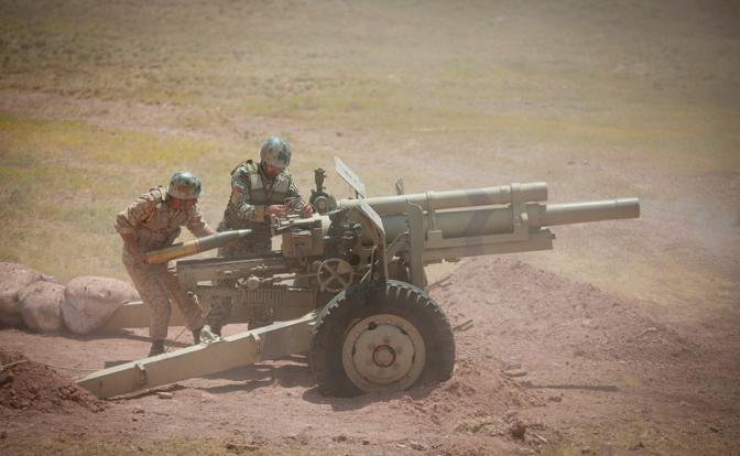 На фото: Иран и Азербайджан во время совместных военных учений.