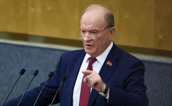 На фото: председатель ЦК КПРФ, руководитель фракции КПРФ в Госдуме РФ Геннадий Зюганов