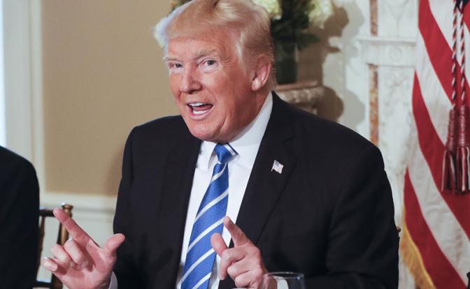 На фото: президент США  Дональд Трамп