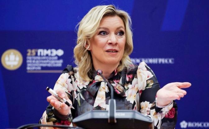 На фото: официальный представитель МИД РФ Мария Захарова.