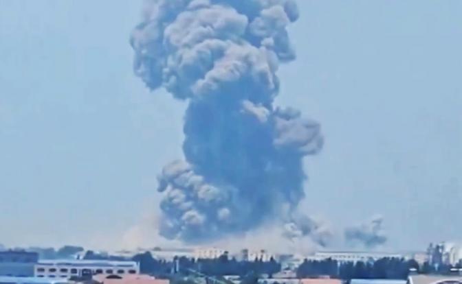 Сильнейший взрыв произошел на востоке Китая