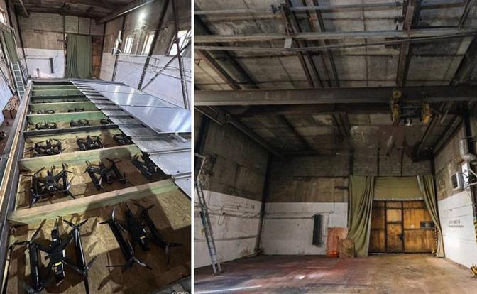 На фото: дроны, которые СБУ могла готовить к атаке, и челябинский склад