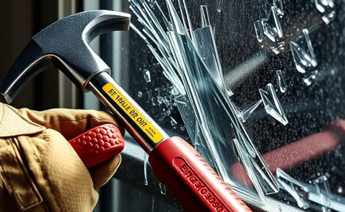 Школьница разнесла молотком двери московской электрички