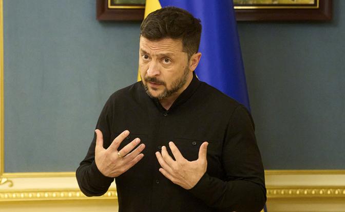 На фото: президент Украины Владимир Зеленский