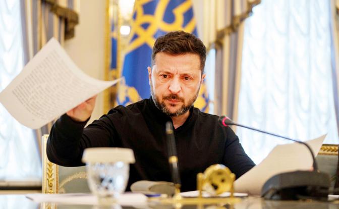 На фото: президент Украины Владимир Зеленский.