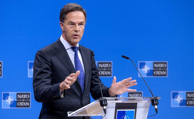 На фото: генеральный секретарь НАТО Марк Рютте.