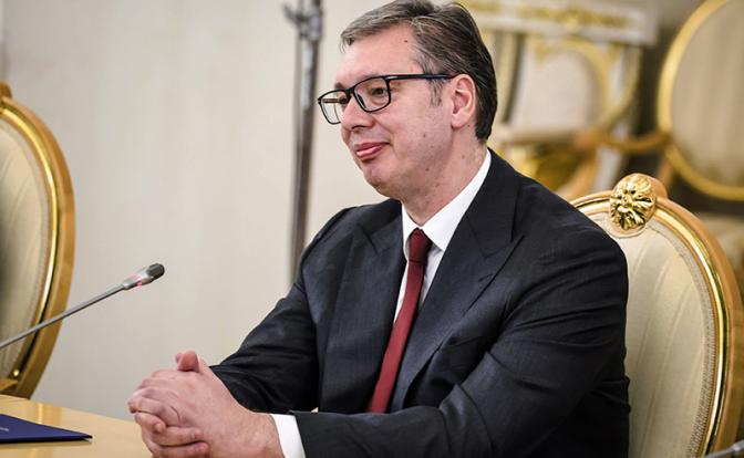 На фото: президент Сербии Александр Вучич