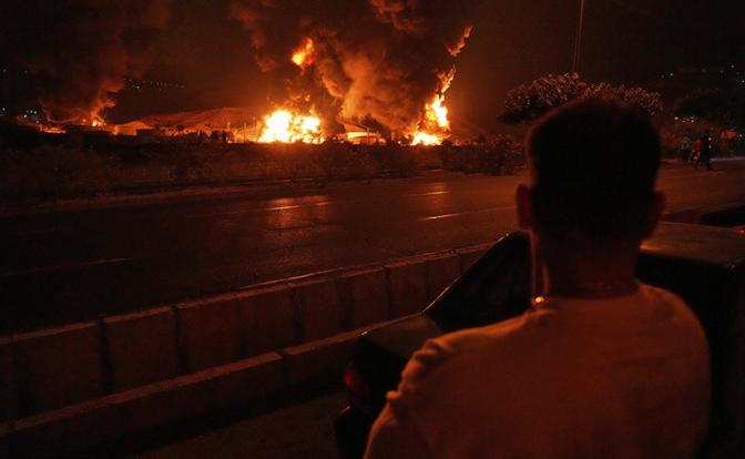 На фото: ВВС Израиля нанесли серию ударов по Тегерану