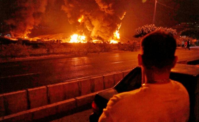 На фото: ВВС Израиля нанесли серию ударов по Тегерану.