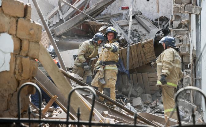 Порядка 10 взрывов произошло в Донецке