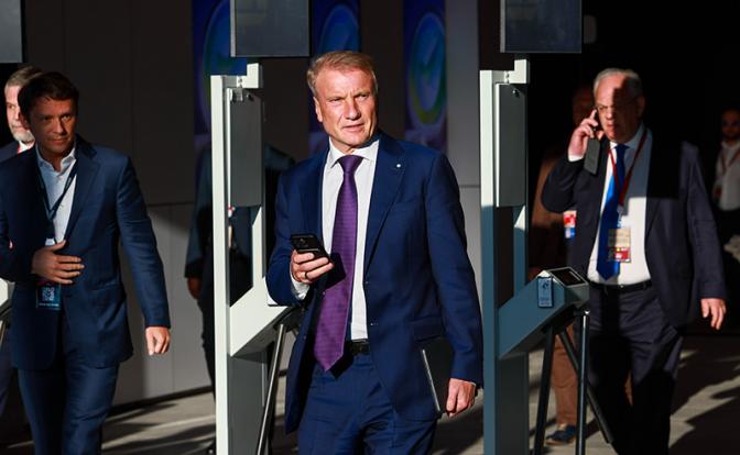 На фото: президент, председатель правления ПАО "Сбербанк" Герман Греф