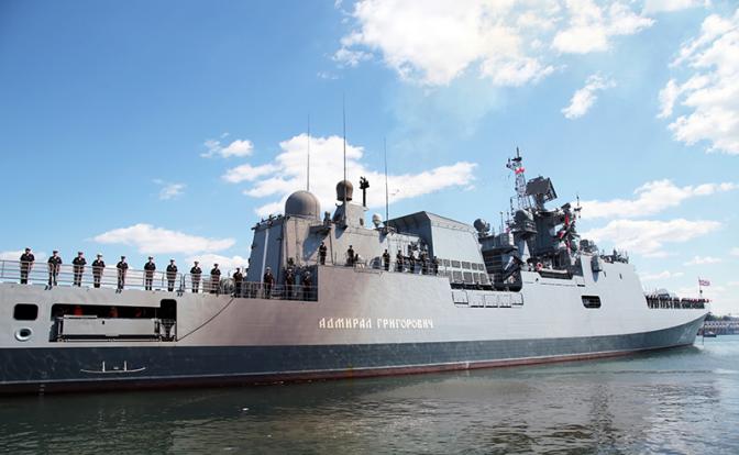 На фото: фрегат «Адмирал Григорович»