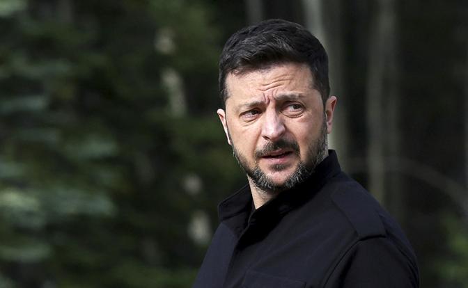 На фото: президент Украины Владимир Зеленский