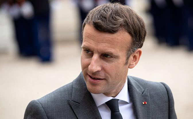 На фото: президент Франции Эммануэль Макрон