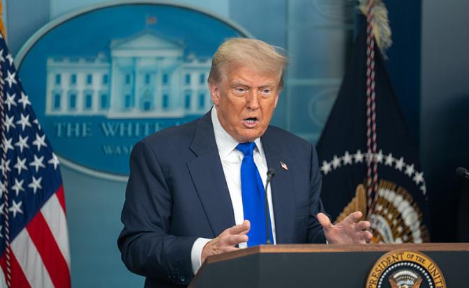 На фото: американский лидер Дональд Трамп