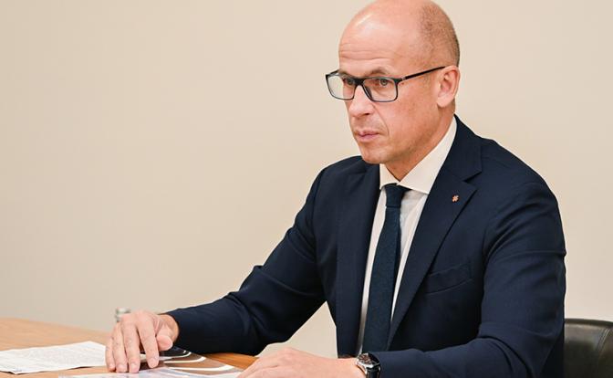 На фото: глава Республики Удмуртия Александр Бречалов