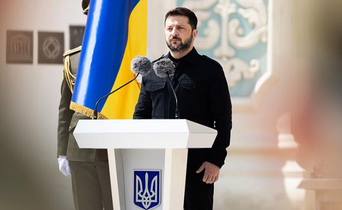 На фото: президент Украины Владимир Зеленский