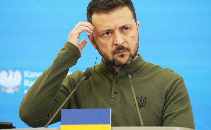 На фото: президент Украины Владимир Зеленский