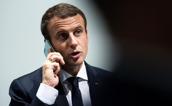На фото: президент Франции Эммануэль Макрон(Архивное фото)