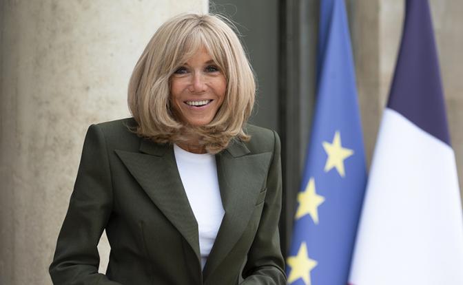 На фото: первая леди Франции Брижит Макрон