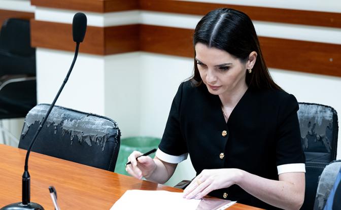 На фото: глава Гагаузии Евгения Гуцул