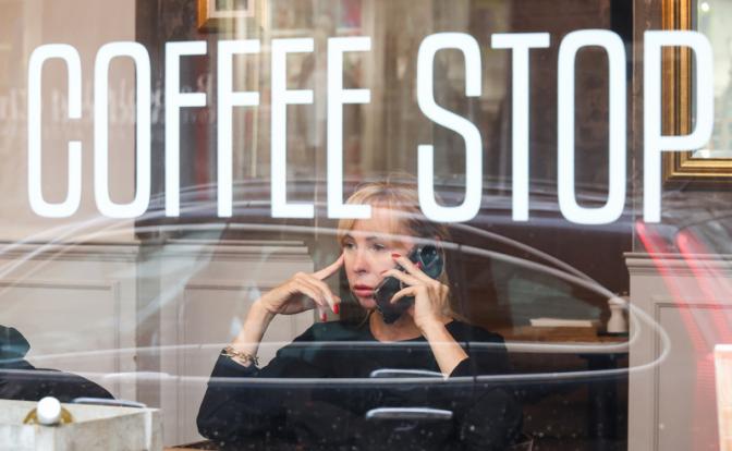 На фото: в одном из кафе в Москве.