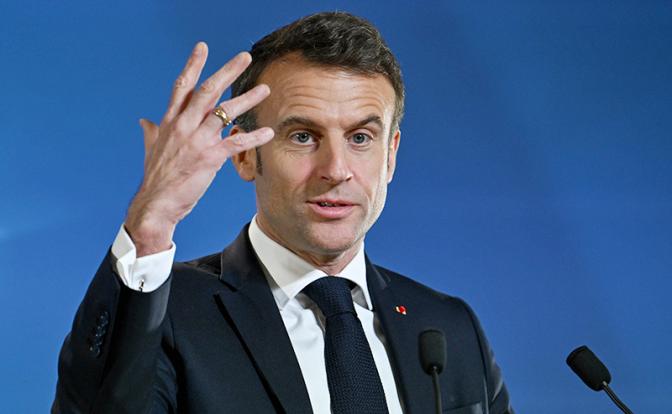 На фото: президент Франции Эммануэль Макрон.