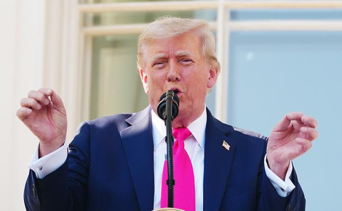 На фото: президент США Дональд Трамп