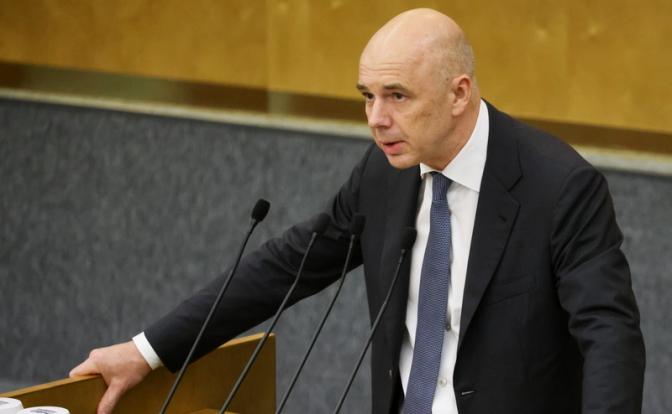 На фото: министр финансов РФ Антон Силуанов во время пленарного заседания Государственной думы РФ.