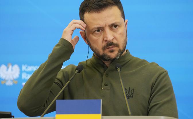 На фото: президент Украины Владимир Зеленский