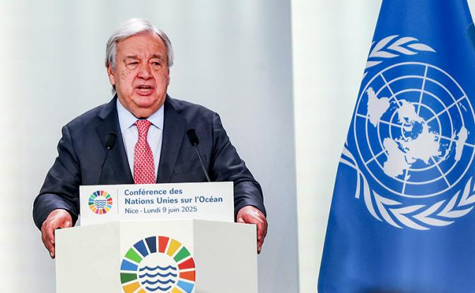 На фото: генеральный секретарь ООН Антониу Гутерриш.