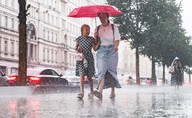 Москву зальет дождями