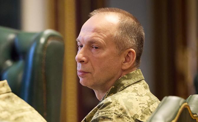 На фото: главнокомандующий Вооружёнными силами Украины (ВСУ) Александр Сырский