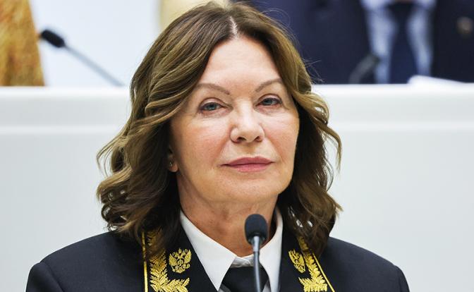 На фото: председатель Верховного суда России Ирина Подносова
