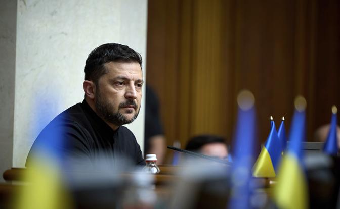 На фото: президент Украины Владимир Зеленский