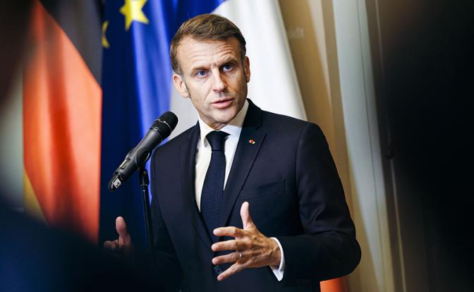 На фото: президент Франции Эммануэль Макрон