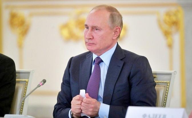 На фото: президент РФ Владимир Путин.