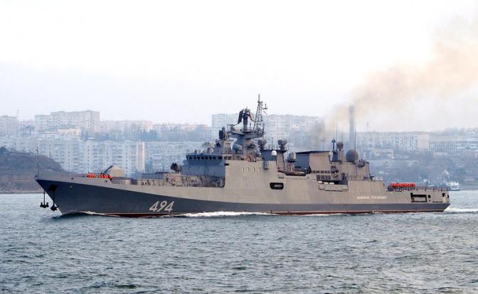 На фото: фрегат «Адмирал Григорович».