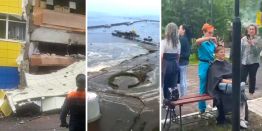 Землетрясение и цунами на Камчатке и Курилах: Роды во время толчков, сирена, эвакуация