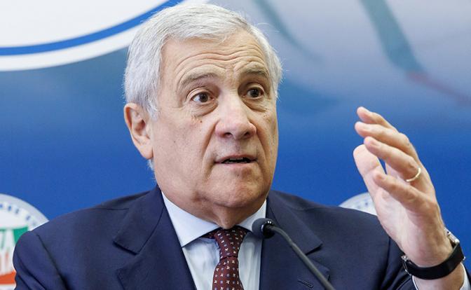 На фото: глава МИД и вице-премьер Италии Антонио Таяни