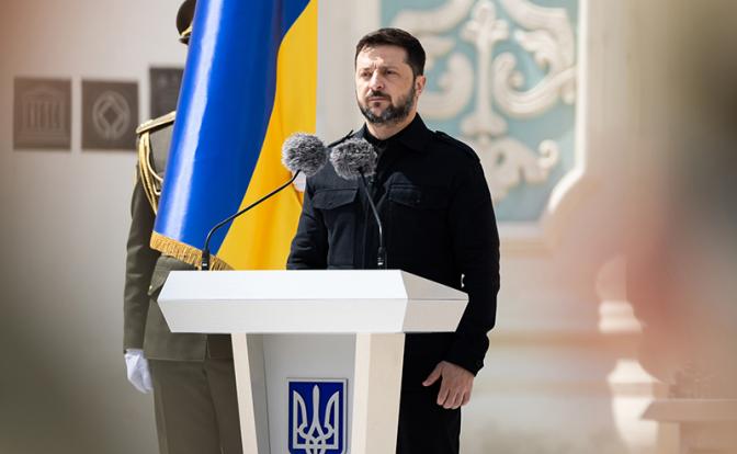 На фото: президент Украины Владимир Зеленский
