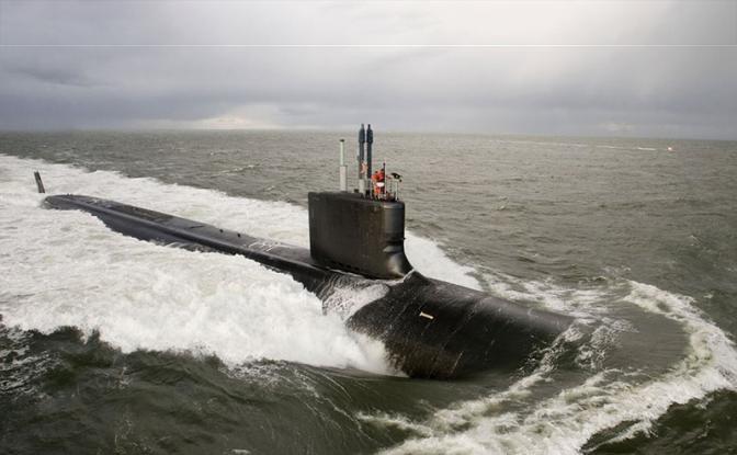 На фото: американская подводная лодка.
