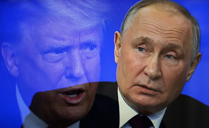 На комбинированном фото: президент США Дональд Трамп и президент России Владимир Путин