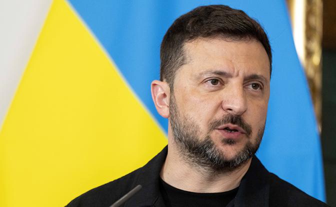 На фото: президент Украины Владимир Зеленский