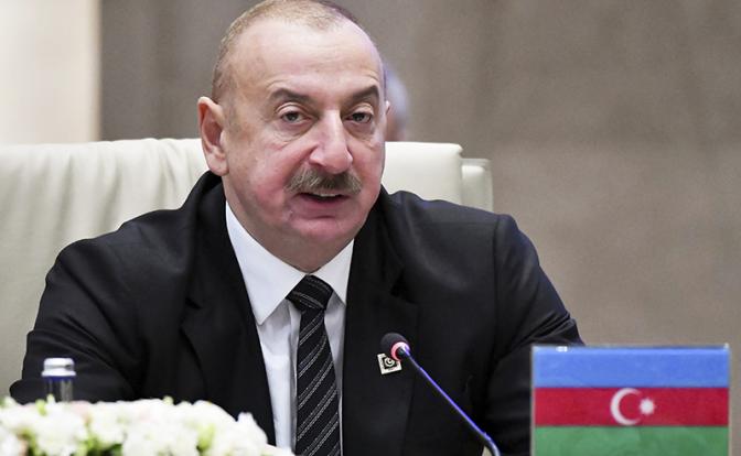 На фото: президент Азербайджана Ильхам Алиев