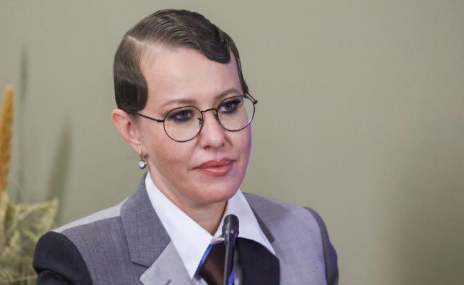 На фото:  Ксении Собчак